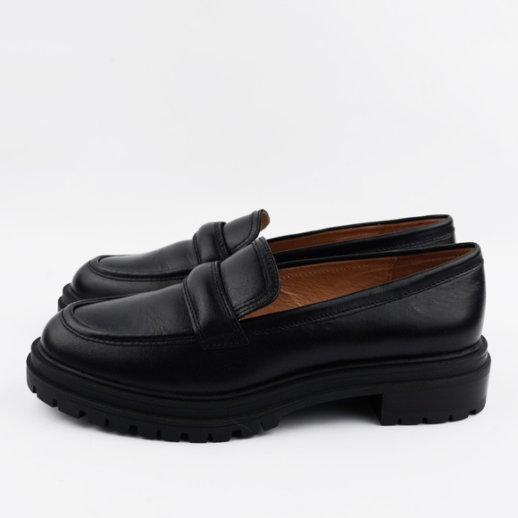 New MADEWELL The Bradley Lugsole Loafer in True Black Leather - Picture 7 of 9